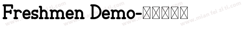 Freshmen Demo字体转换